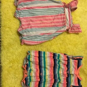 One Piece Eazy Snap Baby Girl Rompers